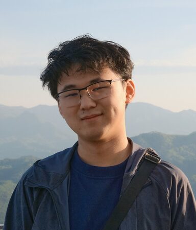 George Shao in the mountains